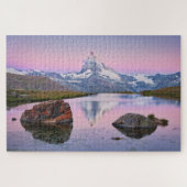 Berg Matterhorn in Zermatt, Schweiz Puzzle (Horizontal)