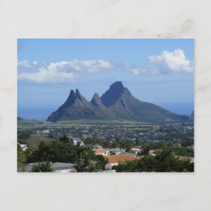 Berg Mauritius Postkarte