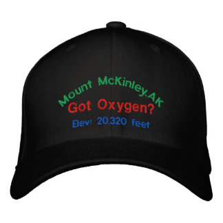 Berg McKinley Alaska Höhenunterschied Cap Bestickte Kappe