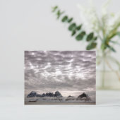 Berg mit Kreuzfahrtschiff im Pole Postkarte (Stehend Vorderseite)