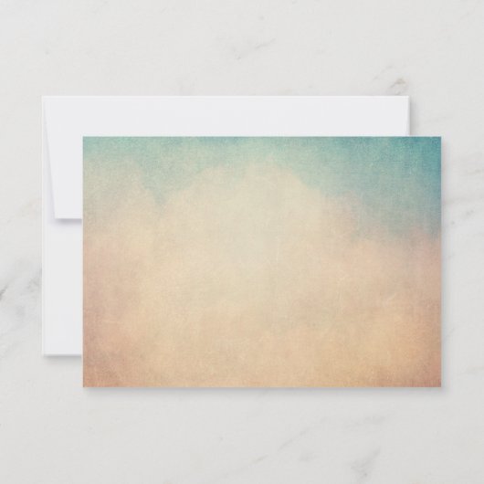 Berg mit Sonnenstrahlen Danke (Rückseite)