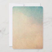 Berg mit Sonnenstrahlen Geburtstagsparty einladen Einladung (Rückseite)