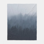 BERG MIT WALD IM FUSTER FLEECEDECKE (Vorderseite)