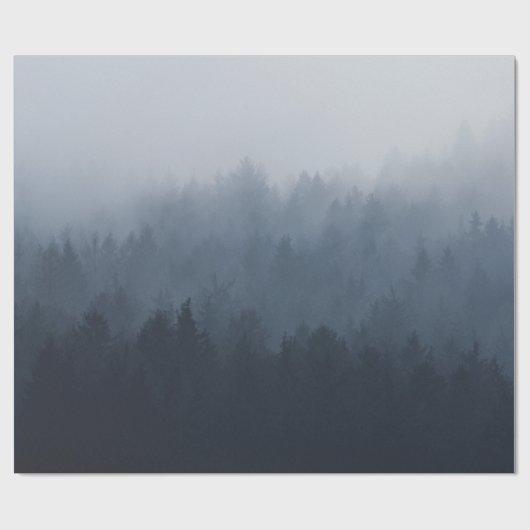 BERG MIT WALD IM FUSTER GESCHENKPAPIER (Flach)