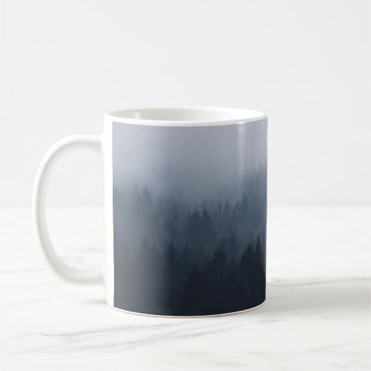 BERG MIT WALD IM FUSTER KAFFEETASSE (Links)