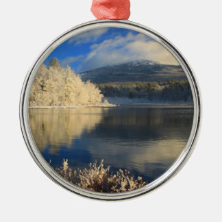 Berg Monadnock erster Schnee Ornament Aus Metall