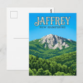 Berg Monadnock USA Postkarte (Vorne/Hinten)