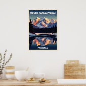 Berg Nanga Parbat V04 Poster (Küche)