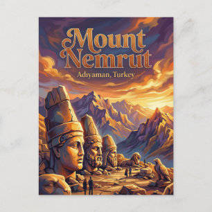 Berg Nemrut, Kahta, Südosten Postkarte