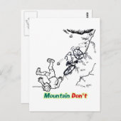 Berg nicht postkarte (Vorne/Hinten)