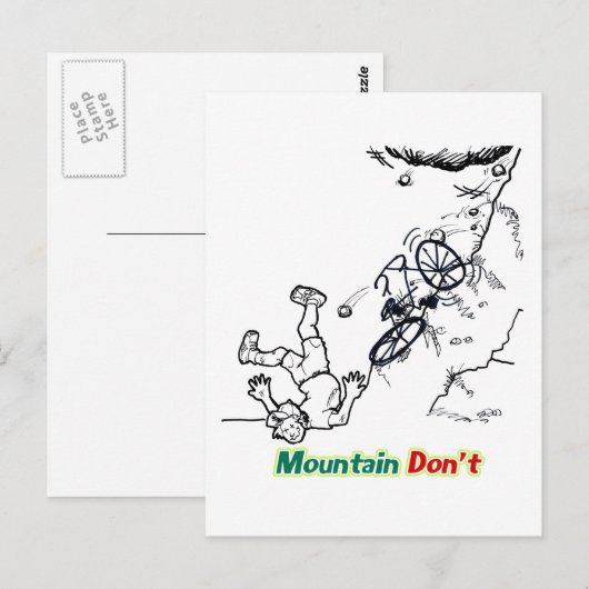 Berg nicht postkarte (Vorne/Hinten)