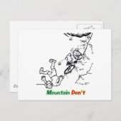 Berg nicht postkarte (Vorne/Hinten)