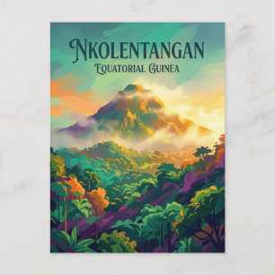 Berg Nkolentangan Äquatorialguinea Postkarte