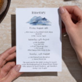 Berg oder Hütte oder Campingplatz Bachelorette Woc Einladung