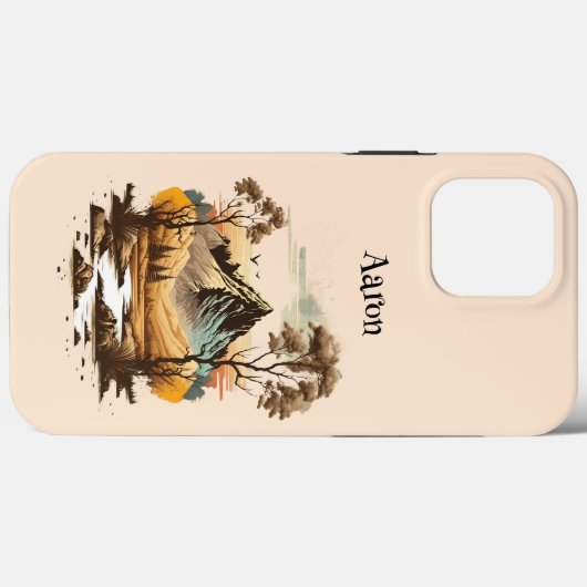 Berg Outdoor Adventure Case-Mate iPhone Hülle (Rückseite (Horizontal))