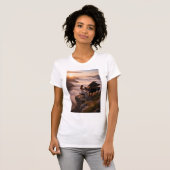 Berg-Piano-Serenitätslandschaft T-Shirt (Vorne ganz)