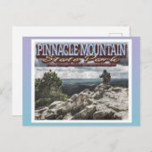 BERG PINNACLE - BERGE QUACHITA - ARKANSAS POSTKARTE (Vorne/Hinten)