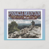 BERG PINNACLE - BERGE QUACHITA - ARKANSAS POSTKARTE (Vorderseite)