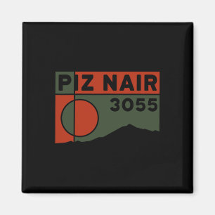Berg Piz Nair Sankt Moritz Skifahren Corviglia Wan Magnet