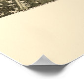 Berg Pleasant, PA Panorama Karte - 1900 Poster (Ecke)