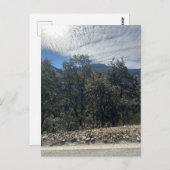 Berg Postkarte (Vorne/Hinten)