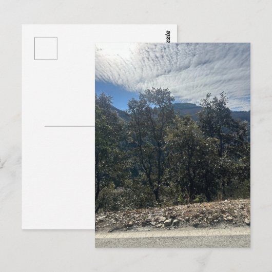 Berg Postkarte (Vorne/Hinten)