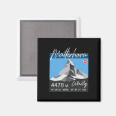 Berg Problemhorn Schweiz Wandern Bergsteigen Wande Magnet (Vorderseite/Rückseite)