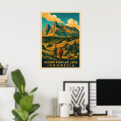 Berg Puncak Jaya Indonesien V01 Poster (Heimbüro)
