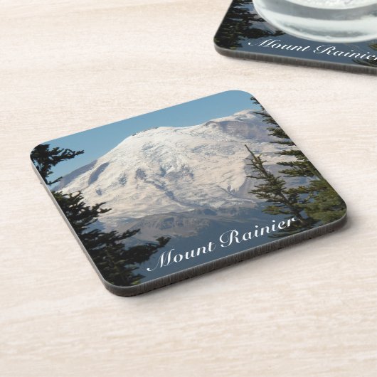 Berg Rainier Bergspitze Getränkeuntersetzer (Linke Seite)