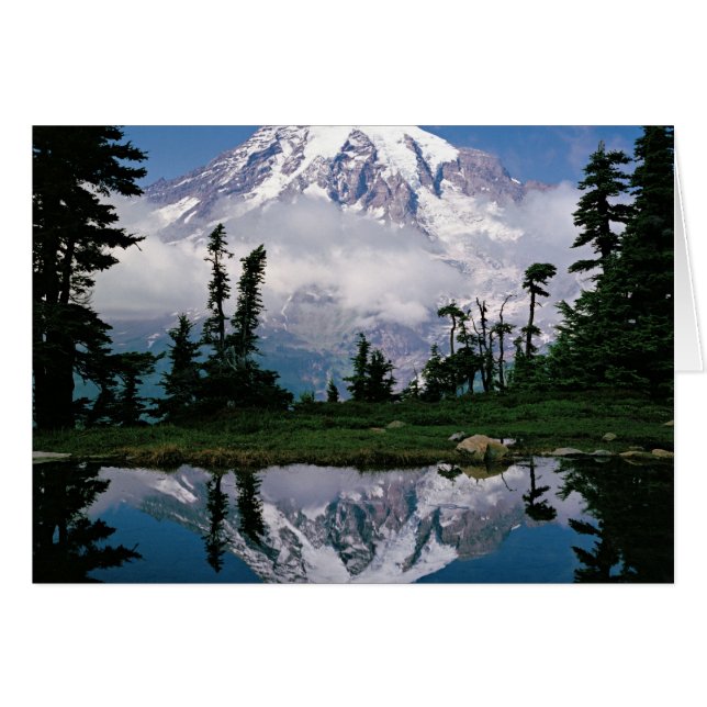 Berg Rainier in einer Bergbahn (Vorderseite (Horizontal))