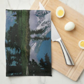 Berg Rainier in einer Bergbahn Handtuch (Viertel Falte)