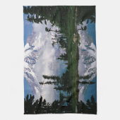 Berg Rainier in einer Bergbahn Handtuch (Vertikal)