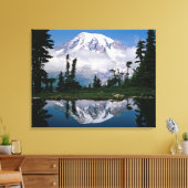 Berg Rainier in einer Bergbahn Leinwanddruck (Insitu (Wohnzimmer))