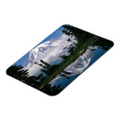 Berg Rainier in einer Bergbahn Magnet (Linke Seite)