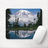 Berg Rainier in einer Bergbahn Mousepad (Mit Mouse)