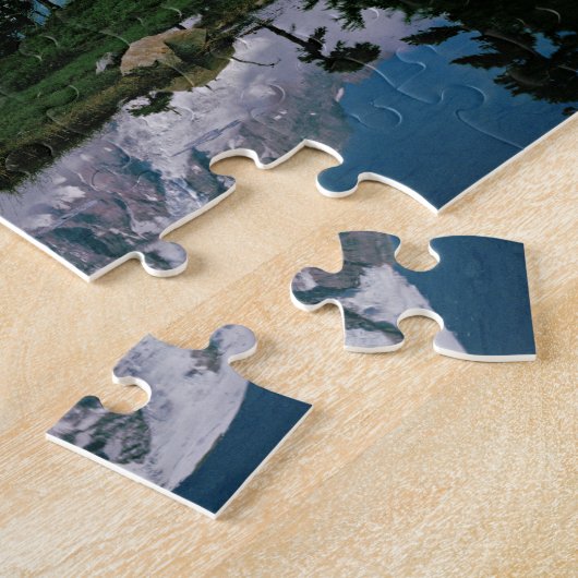 Berg Rainier in einer Bergbahn Puzzle (Seite)