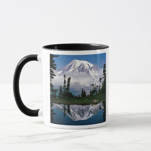 Berg Rainier in einer Bergbahn Tasse (Links)