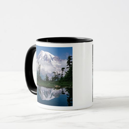 Berg Rainier in einer Bergbahn Tasse (Vorderseite Links)
