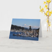 Berg Rainier in Gig Harbour, WA Karte (Gelbe Blume)
