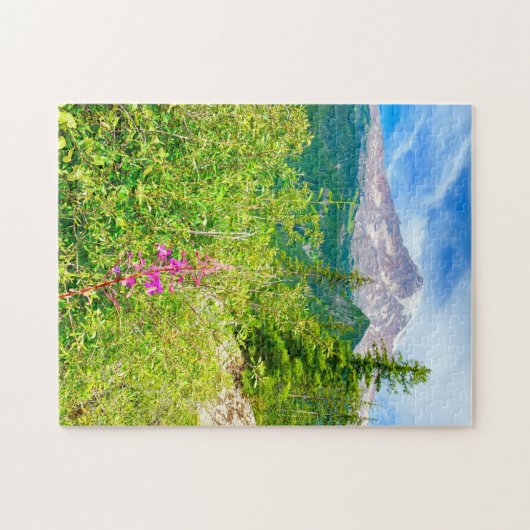 Berg Rainier Inspiriere Landschaft | Reisetherapie Puzzle (Horizontal)