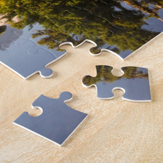 Berg Rainier reflektiert in einer Torte bei Plumme Puzzle (Seite)