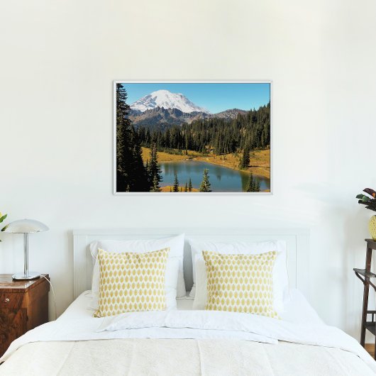 Berg Rainier und Tipsoo Landschaft Poster