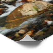 Berg Rainier, Wasserfall, schneebedeckt Poster (Ecke)