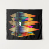 BERG REGENBOGEN BÄR WANDTEPPICH (Vorderseite (Horizontal))