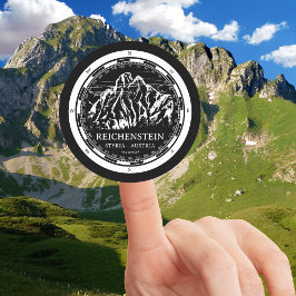 Berg Reichenstein - Steiermark - Österreicher Alpe Runder Aufkleber