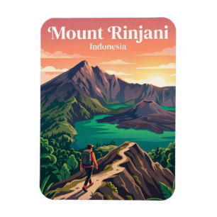 Berg Rinjani Indonesien Magnet
