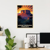 Berg Roraima Venezuela V04 Poster (Heimbüro)