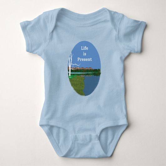 Berg ruft baby strampler (Vorderseite)