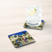 Berg Rushmore aus der Halle der Staaten Abstrakt Getränkeuntersetzer (Rechte Seite)