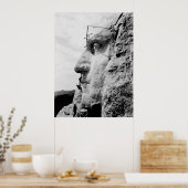 Berg Rushmore im Bau Poster (Küche)